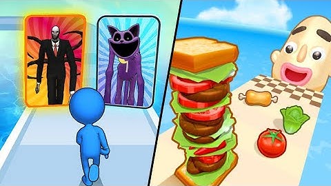Sandwich Runner | Monster Draft / All Level Gameplay: Android,iOS - New APK Update