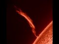 A solar flare at least 810 earths tall