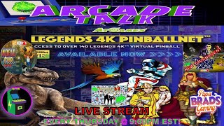 Arcade Talk With TMCLOSKY & Papa Brad Gaming - Atgames PinballNet Is LIVE & Zen's World Cup Soccer!