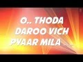 Thoda Daaroo Vich Pyar Full Song with Lyrics | Tum Bin | Taz Stereo Nation | Priyanshu Chatterjee