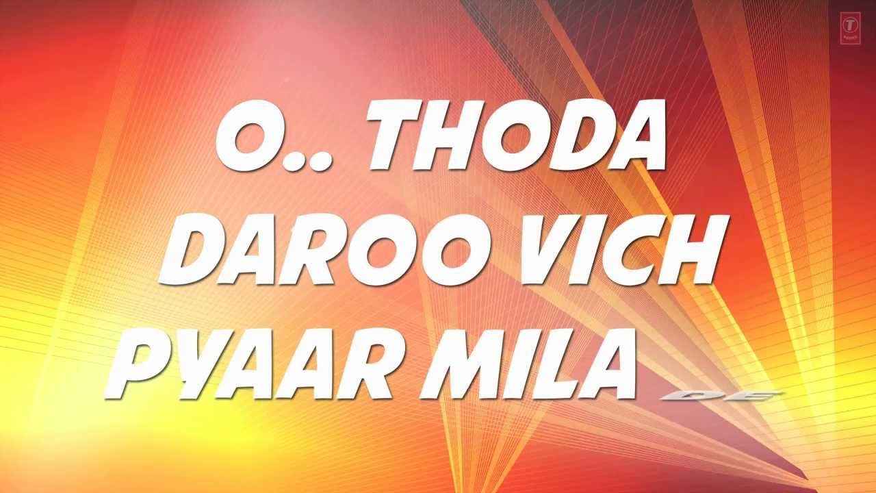Thoda Daaroo Vich Pyar Full Song with Lyrics  Tum Bin  Taz Stereo Nation  Priyanshu Chatterjee