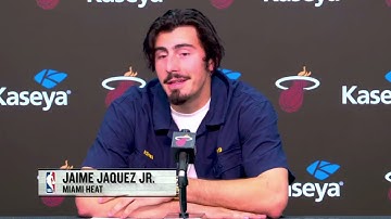 Jaime Jaquez Jr. PostGame Interview | Charlotte Hornets vs Miami Heat