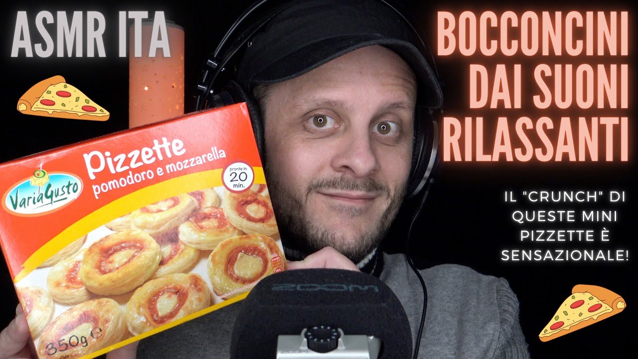 ASMR ITA | RILASSATI mentre assaggio le mini pizzette | Mukbang & Eating Sounds 😴🍕🍺