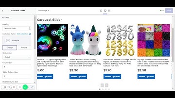 Shopify Products Carousel Slider - Backend Settings