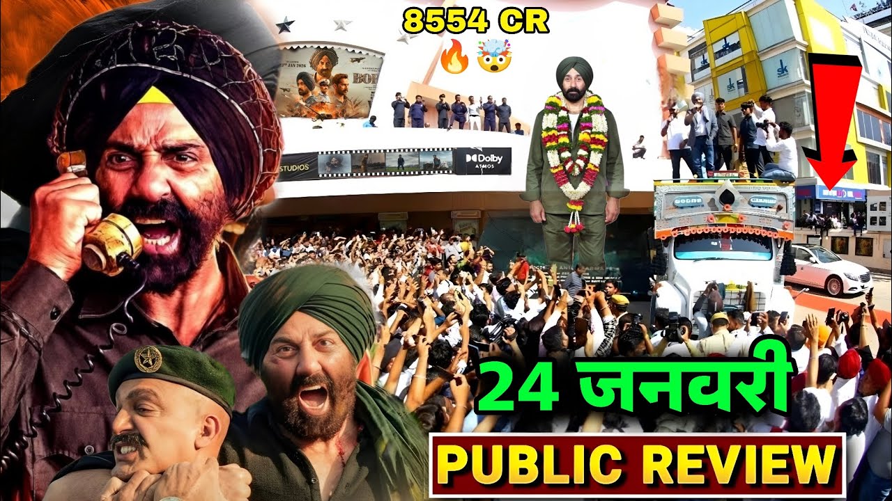 Border 2 Public Review, Fans Out of Control, Sunny Deol | Box Office Collection | Border 2 Review 