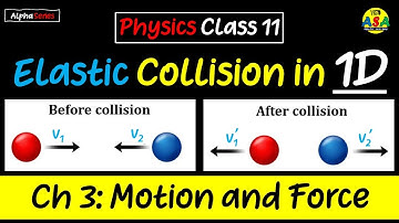 Elastic Collison in One Dimension | Physics Class 11 | Motion and Force