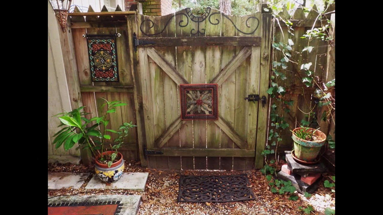 Ideas de diseño de cercas de jardín - YouTube