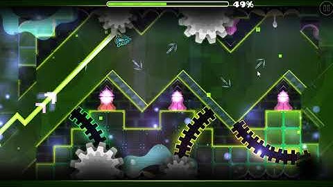 Geometry Dash TripleXtep by CastriX (harder 6*) all coin Daily level #74.