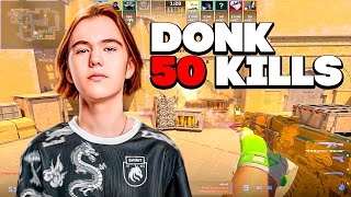 DONK'S BEST GAME AT FACEIT  50 KILLS IN ONE GAME  CS2