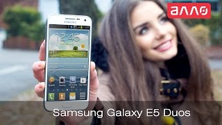 картинка: Видео-обзор смартфона Samsung Galaxy E5 Duos