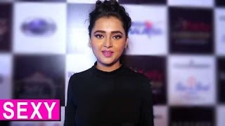 Tejaswi Aka Raginis Y Backless Gown Telly Calendar Launch Swaragini