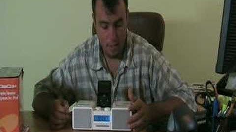 VideoYug - Digicom Clock Radio Speaker System for iPod