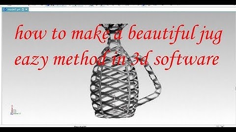 eazy method to make jug in ug nx software
