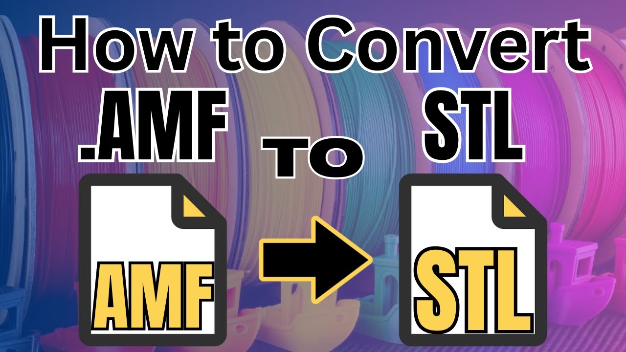 Как легко конвертировать AMF в STL