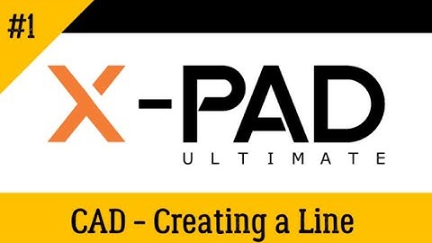 GeoMax X-PAD Ultimate - Create a line using the CAD