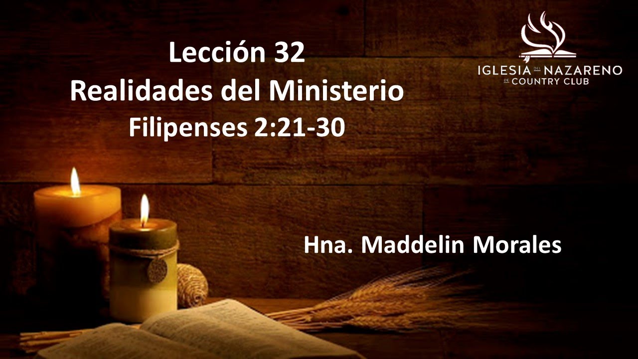 Realidades del Ministerio - Escuela Dominical - Iglesia del Nazareno de