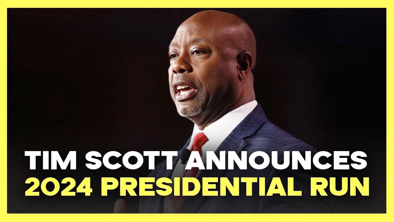 Tim Scott Announces 2024 Presidential Run - YouTube
