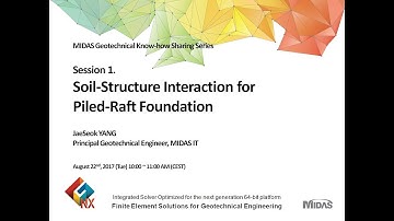 [GTS NX] Soil-Structure Interaction for Piled-Raft Foundation