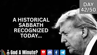 A Historical Sabbath Recognized Today! One Week Before Pentecost?!
