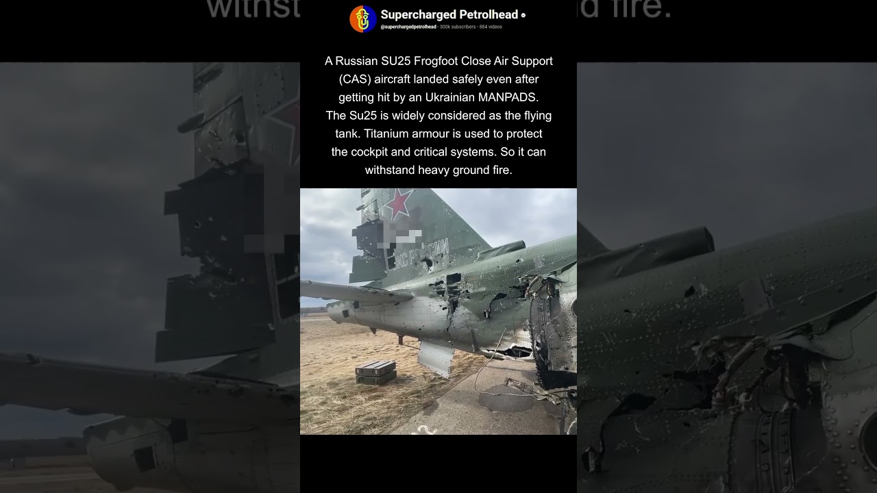 Su 25 Frogfoot: the flying tank - YouTube