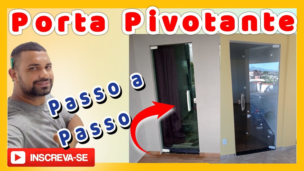 Porta pivotante passo a passo