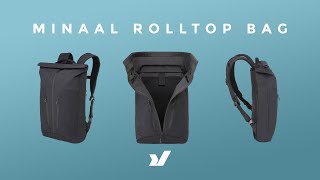 Minimallist Commuter Backpack - Minaal Rolltop Bag