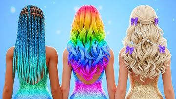 NERD to MERMAID Makeover 👑✨ How to Turn into a Mermaid