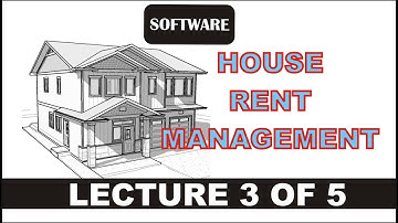 HOUSE RENT SOFTWARE |RENTEL SOFTWARE | RENT MANAGEMENT SOFTWARE | MS ACCESS | HRENT LEC 3
