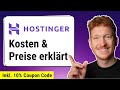 Hostinger Kosten & Paket Preise erklärt - inkl. 10% Hostinger Coupon Code