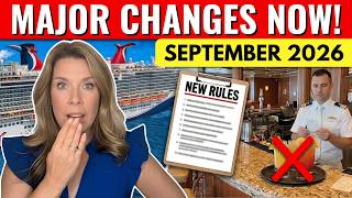 CRUISE NEWS: 7 Big Cruise Line Changes Affecting Anyone Going on a Cruise