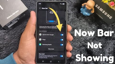 Now Bar Not Showing in My Samsung Galaxy S25 Ultra Lock Screen | One UI 7 Now Bar