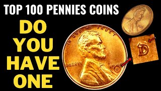 Top 100 Rare Pennies Coins Worth A Lot Of Money! Pennies Worth Money