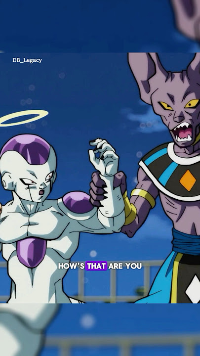 Vegeta refuses to hold Frieza's hand. #dragonball #goku #dbs #beerus #frieza #vegeta #whis