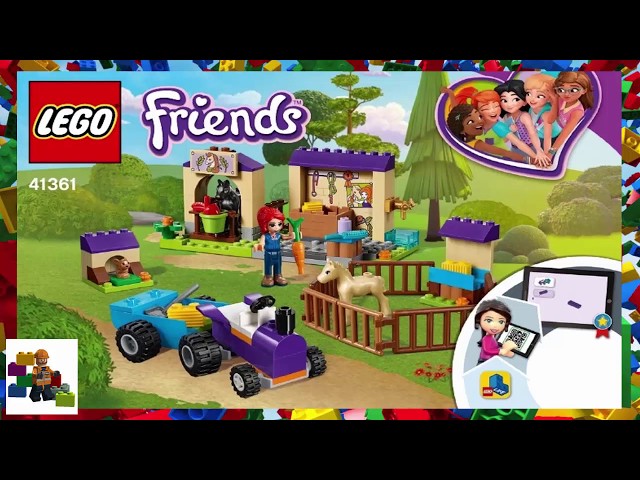 LEGO instructions - Friends - 41361 - Mia's Foal Stable YouTube
