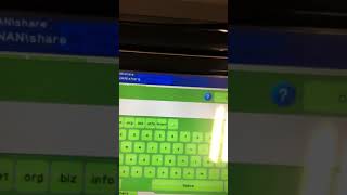 Celebrity Create Home Screen shortcut on Sharp MFP Profile