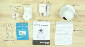 How to Set Up the HD Pan & Tilt Wi-Fi Camera (DCS-5030L)
