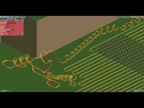 Roller Coaster Tycoon 2 - Highest intensity rating possible: 327.67