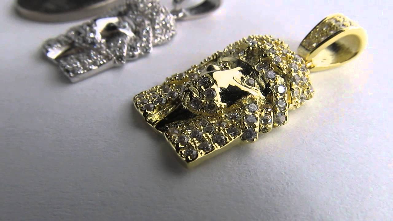 micro sterling silver jesus charms