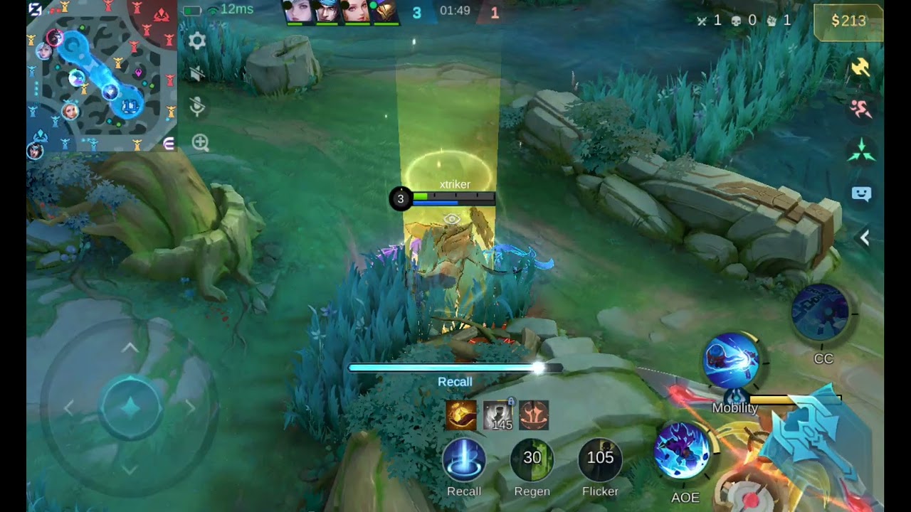 Testing Samsung Tab A9 - Mobile legends Rank Game HD