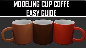 how to model cup coffee in blender 2.81 [REAL TIME]