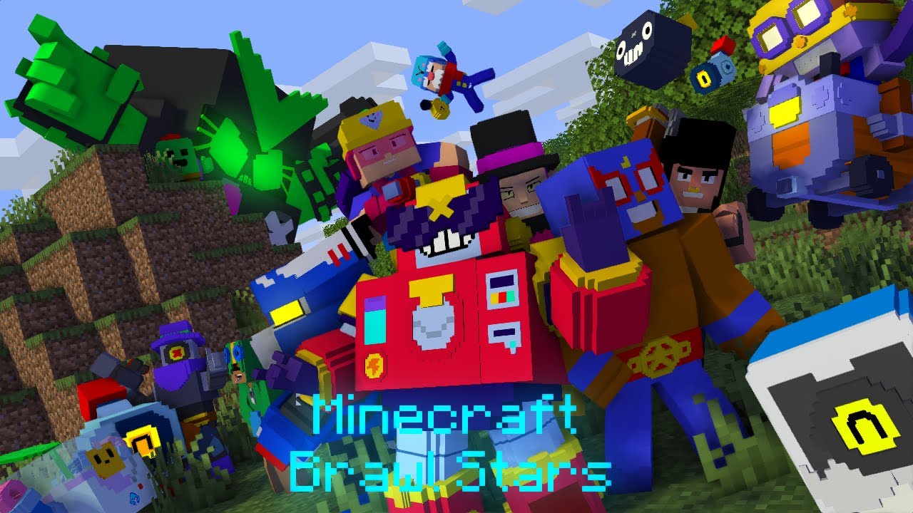 Brawl Stars Minecraft Full Part Minecraft Animation Youtube - brawl stars characters youtube