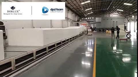 automatic continuous foam making line