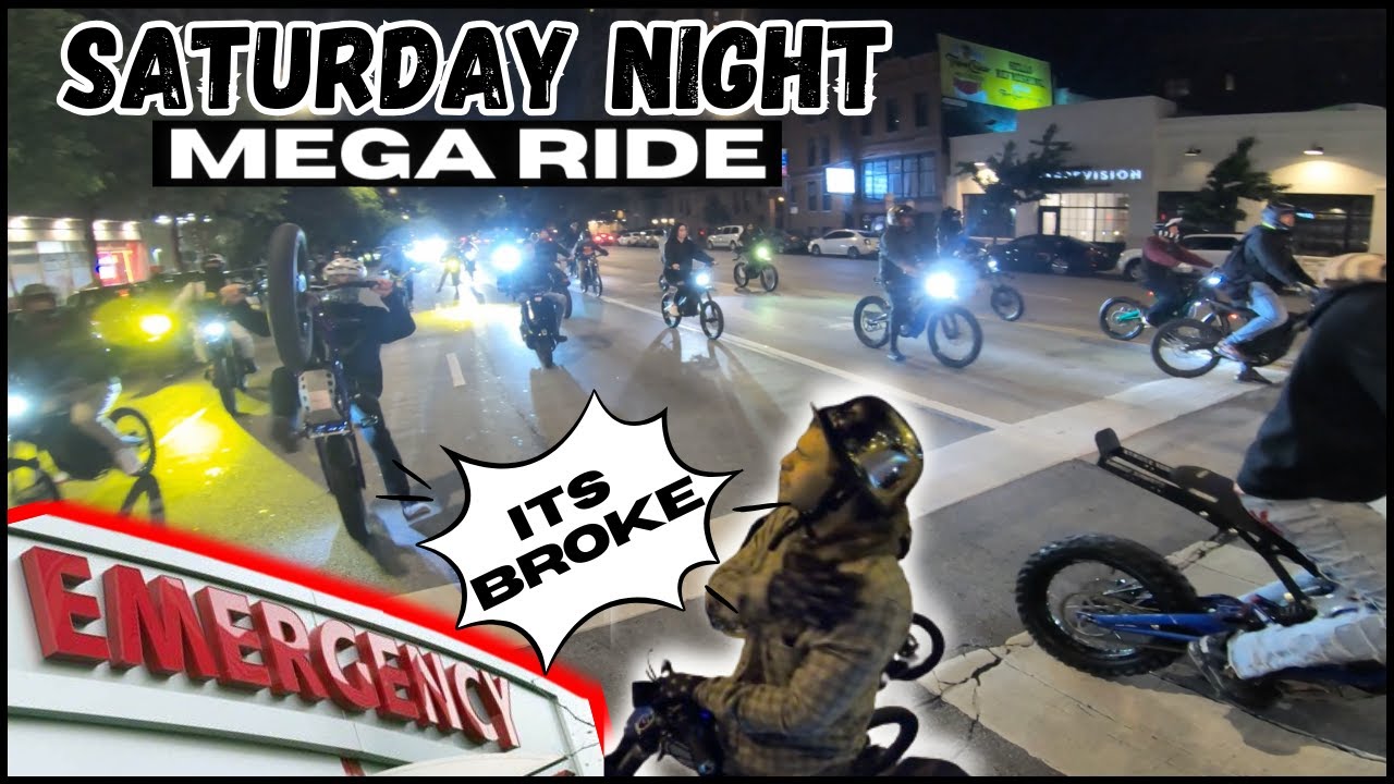 Chicago Mega Ride Saturday Night | The Streets ATE... - YouTube