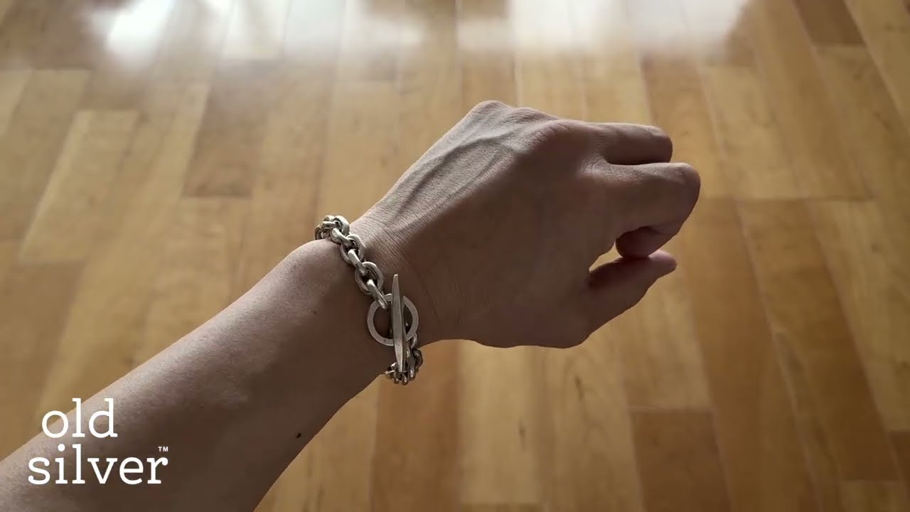 デンマーク製 Hans Jensen 1950年代】シルバーアンカーチェーン