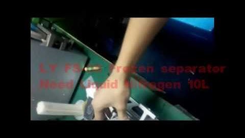 New professional mass separating machine LY FS-08 frozen LCD screen separator use liquid nitrogen