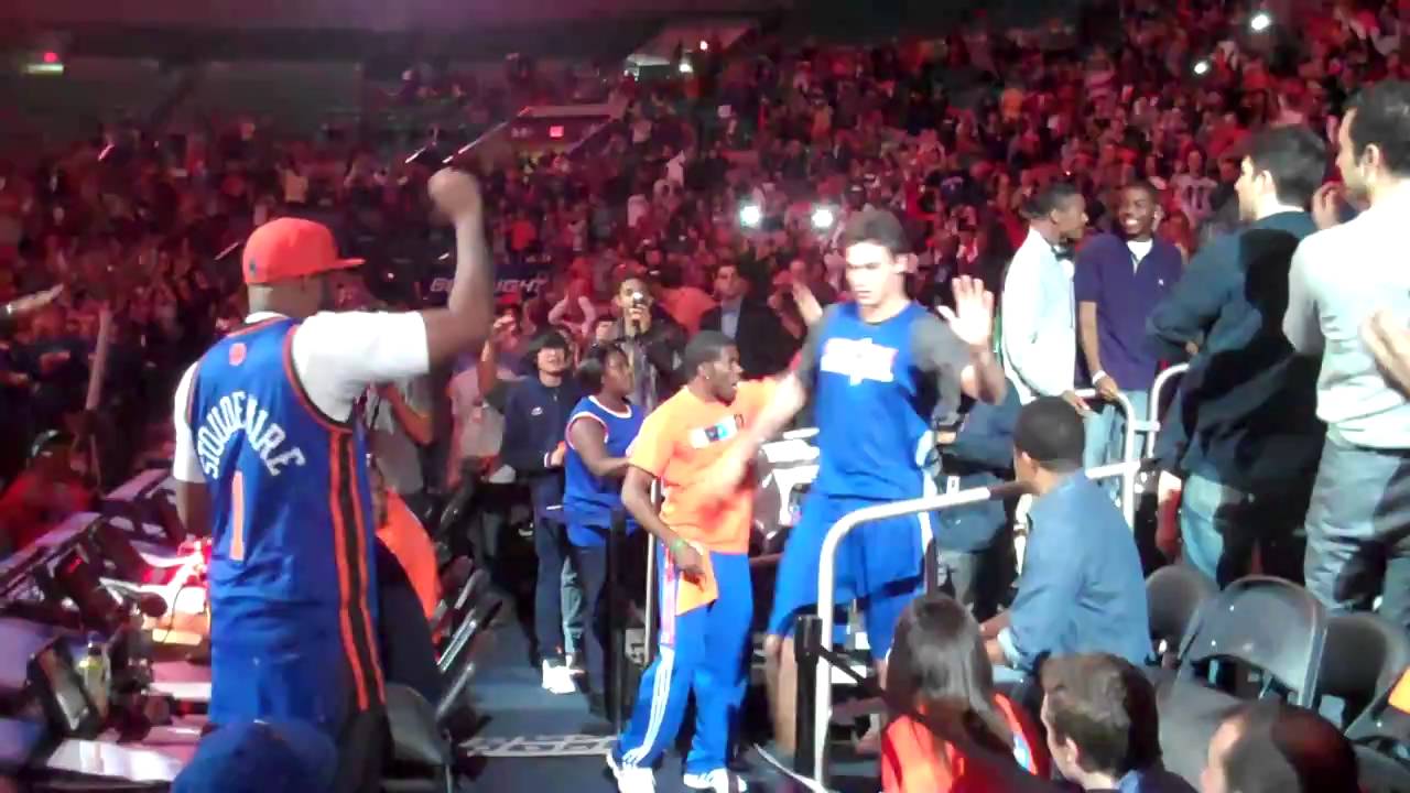 nba all-star 2019 Gallinari Intro Open Practice