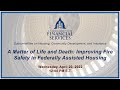 A Matter of Life and Death: Improving Fire Safety in Federally Assisted Housing (EventID=114634)