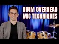 Stereo Drum Overhead and Cymbal Miking Techniques 🥁