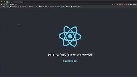 How create a React app and clean up the folders