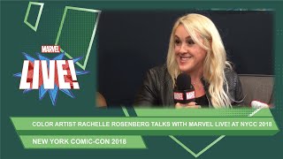 Marvel colorist Rachelle Rosenberg talks about making colors pop off the page at NYCC 2018